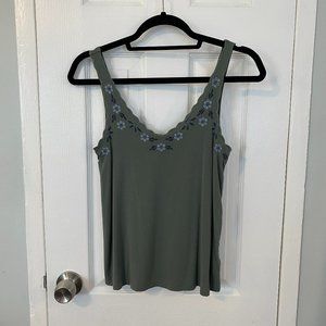 American Eagle Sage Green Tank Top